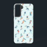 Coque Samsung Galaxy Motif de sports d'hiver<br><div class="desc">Découvrez ce mignon motif qui met en vedette des gens dans diverses activités sportives hivernales.</div>