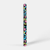 Coque Samsung Galaxy Motif de Spots Neon Leopard (Côté droit)