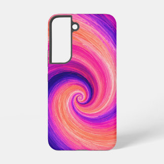 Coque Samsung Galaxy Motif de tourbillon de peinture en spirale abstrai