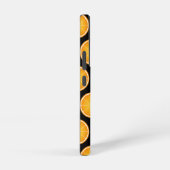 Coque Samsung Galaxy Motif de tranches de fruits orange cool monogramme (Côté droit)