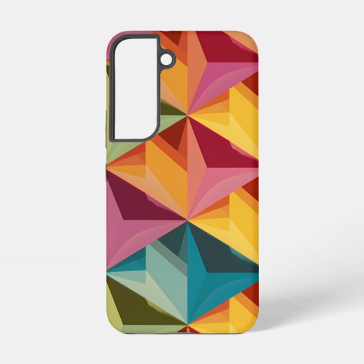 Coque Samsung Galaxy Motif de triangle géométrique gras (Verso)