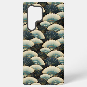 Coque Samsung Galaxy Motif de ventilateur japonais inspiré de motifs do