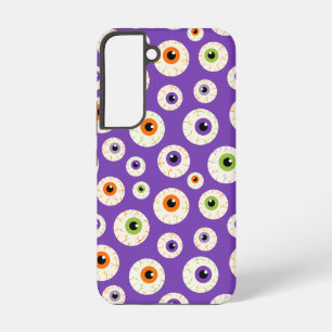 Coque Samsung Galaxy Motif de Yeux Colorés Halloween