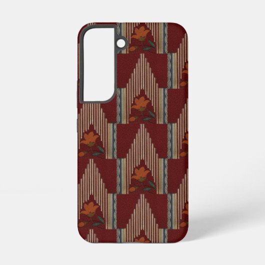 Coque Samsung Galaxy Motif Décor Avec Fleur Et Flèche (Verso)