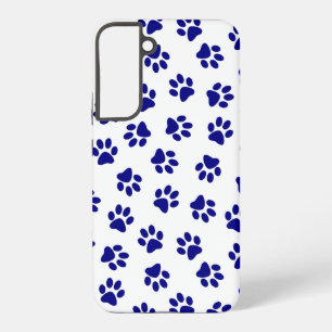 Coque Samsung Galaxy Motif Des Paws, Paws Chiens, Paws Bleus Marine