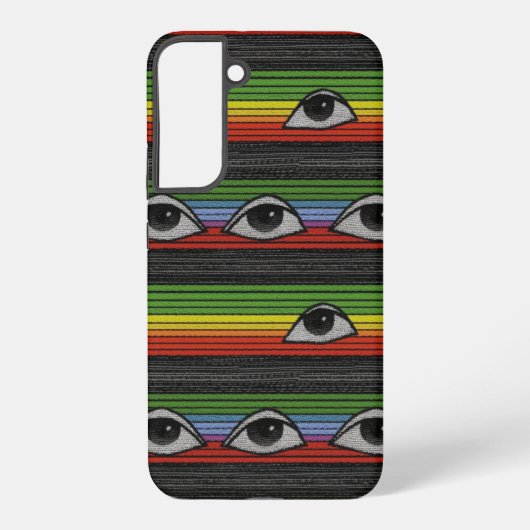 Coque Samsung Galaxy Motif des yeux psychédéliques (Verso)