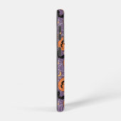 Coque Samsung Galaxy Motif d'Halloween violet Jack-O-lanterne (Côté droit)