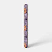 Coque Samsung Galaxy Motif d'Halloween violet Jack-O-lanterne (Côté gauche)