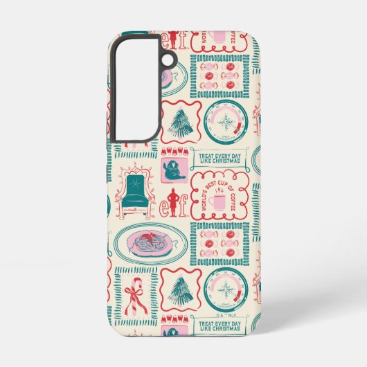 Coque Samsung Galaxy Motif d'icône Elf Holiday (Verso)