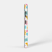 Coque Samsung Galaxy Motif Dinosaur rose et Turquoise (Côté droit)