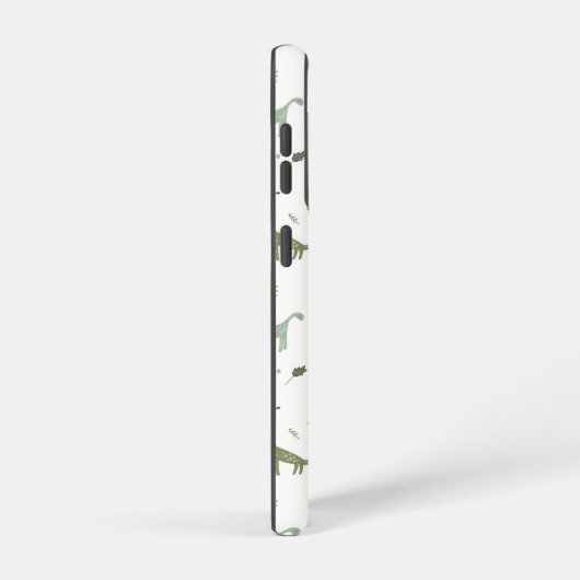 Coque Samsung Galaxy Motif Dinosaure Vert (Côté droit)