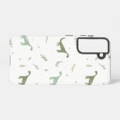 Coque Samsung Galaxy Motif Dinosaure Vert (Verso Horizontal)