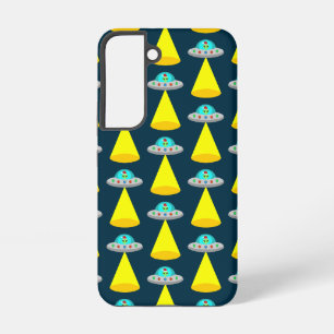 Coque Samsung Galaxy Motif d'ovni de Noël Ho Ho Alien soucoupe volante