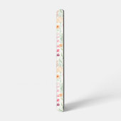 Coque Samsung Galaxy Motif du jardin de fleurs Pastel (Côté gauche)