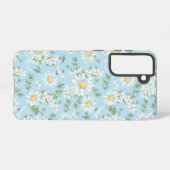 Coque Samsung Galaxy Motif du jardin fleuri Pastel Daisy (Verso Horizontal)