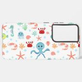 Coque Samsung Galaxy Motif du monde marin (Côté gauche)