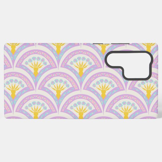 Coque Samsung Galaxy Motif en coquille de couleur pastel (Verso Horizontal)