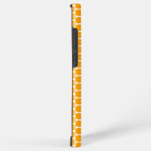 Coque Samsung Galaxy Motif en nid d'abeille ovale orange doré tendance (Côté droit)