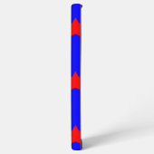 Coque Samsung Galaxy Motif étoile rouge blanc et bleu (Côté gauche)