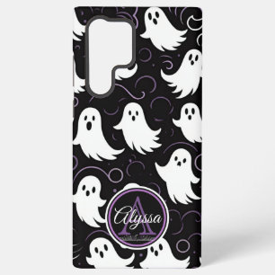 Coque Samsung Galaxy Motif fantomatique de monogramme effrayant