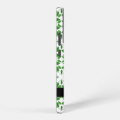 Coque Samsung Galaxy Motif feuille, Feuilles verts, votre nom (Côté droit)