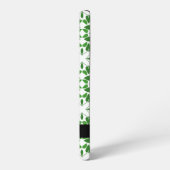 Coque Samsung Galaxy Motif feuille, Feuilles verts, votre nom (Côté gauche)