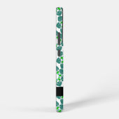 Coque Samsung Galaxy Motif feuille, Feuilles verts, votre nom (Côté droit)