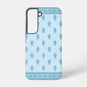 Coque Samsung Galaxy Motif floral bleu