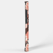 Coque Samsung Galaxy Motif floral de corail moderne (Côté droit)