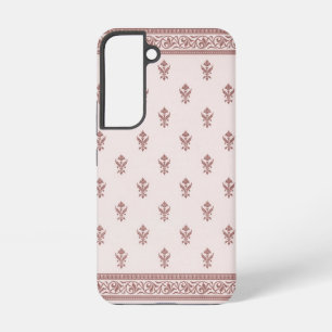Coque Samsung Galaxy Motif Floral En Rose Champignons