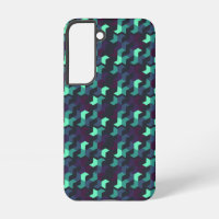 Motif géométrique moderne Galaxy S22 Coque