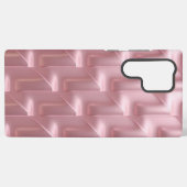 Coque Samsung Galaxy Motif géométrique rose élégant Samsung Coque (Verso Horizontal)