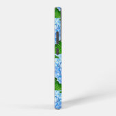 Coque Samsung Galaxy Motif hydrangée bleu (Côté droit)
