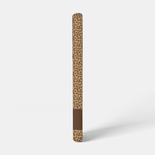 Coque Samsung Galaxy Motif Leopard Imprimer Brown Personnaliser (Côté gauche)