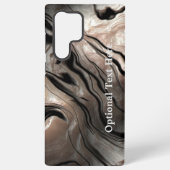 Coque Samsung Galaxy Motif métallique cuivre (Verso)