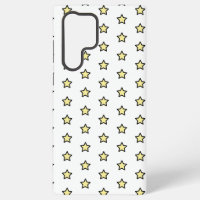 Motif Minimaliste Étoile Jaune Mignonne