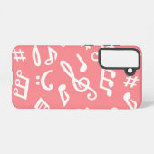 Coque Samsung Galaxy Motif musical (Verso Horizontal)