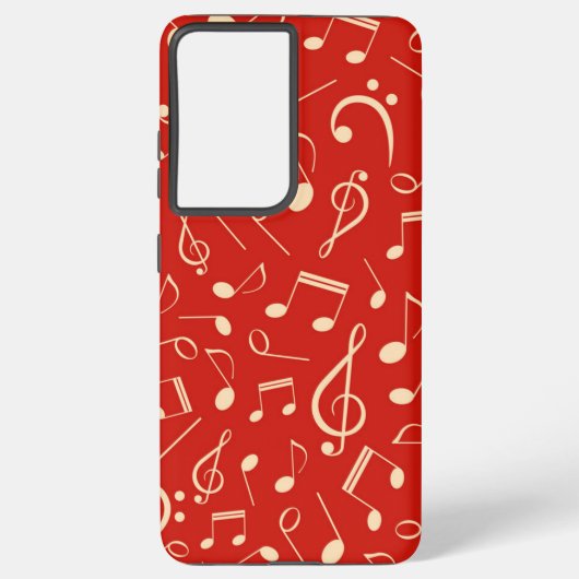 Coque Samsung Galaxy Motif musical (Verso)