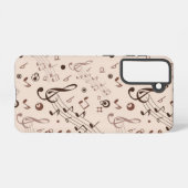 Coque Samsung Galaxy Motif musical (Verso Horizontal)