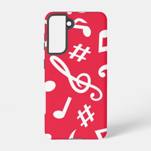 Coque Samsung Galaxy Motif musical (Verso)