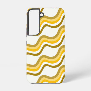 Coque Samsung Galaxy Motif Ondes Dorées