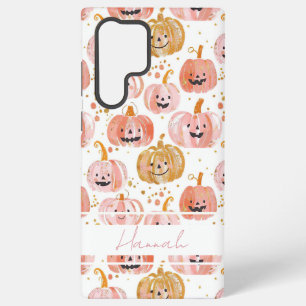 Coque Samsung Galaxy Motif personnalisé de citrouille d'automne 