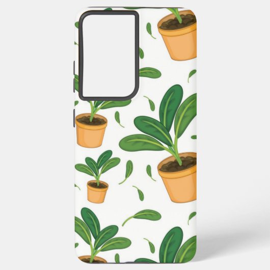 Coque Samsung Galaxy motif plante (Verso)