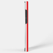 Coque Samsung Galaxy Motif rayures verticales rouges et blanches classi (Côté droit)