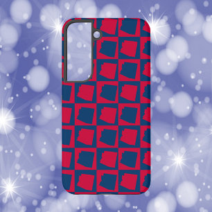 Coque Samsung Galaxy Motif rouge et bleu de l'Arizona