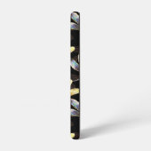 Coque Samsung Galaxy Motif sans couture avec libellules d'or (Côté gauche)