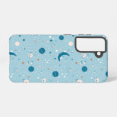 Coque Samsung Galaxy Motif Sky & Space bleu (Verso Horizontal)