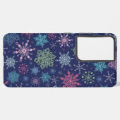 Coque Samsung Galaxy Motif Snowflake (Côté gauche)