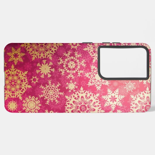Coque Samsung Galaxy Motif Snowflake (Côté gauche)