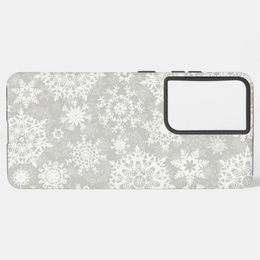 Coque Samsung Galaxy Motif Snowflake (Côté gauche)